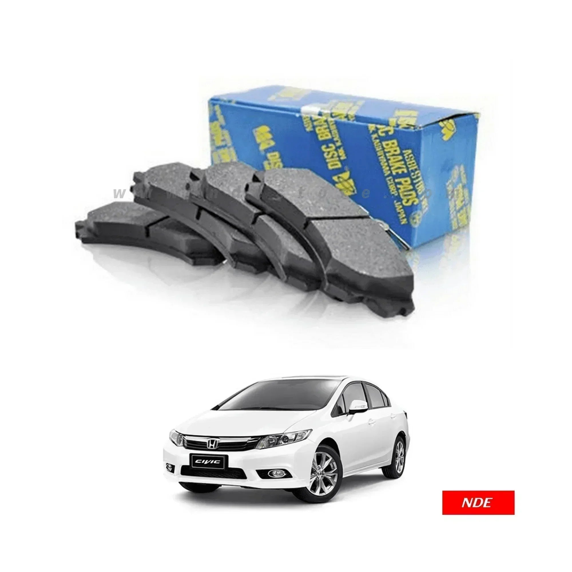 BRAKE DISC PAD SET FRONT MK FOR HONDA CIVIC (2012-2016)