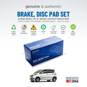 BRAKE DISC PAD SET FRONT AKEBONO FOR NISSAN DAYZ