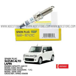 SPARK PLUG IRIDIUM FOR TURBO SUZUKI ALTO LAPIN HE22S (2008-2015)