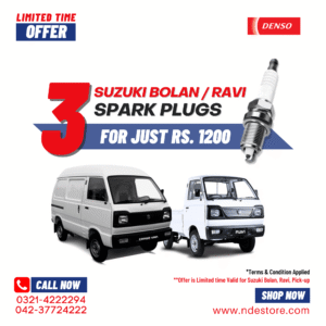 SPARK PLUG DENSO FOR SUZUKI BOLAN (3 PIECES)