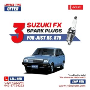 SPARK PLUG DENSO FOR SUZUKI FX (3 PIECES)