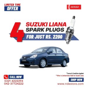 SPARK PLUG DENSO FOR SUZUKI LIANA (4 PIECES)