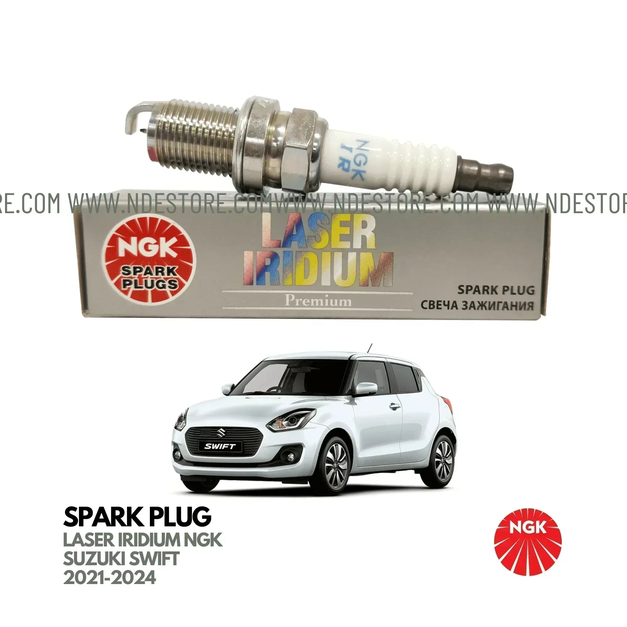 SPARK PLUG NGK LASER IRIDIUM FOR SUZUKI SWIFT (2021-2026)