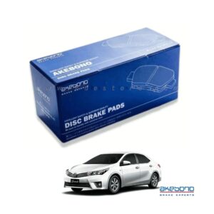 BRAKE DISC PAD SET FRONT AKEBONO FOR TOYOTA GRANDE