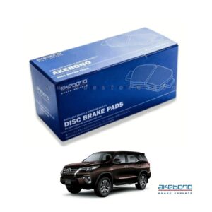 BRAKE DISC PAD SET FRONT AKEBONO FOR TOYOTA FORTUNER