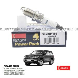 SPARK PLUG DENSO IRIDIUM POWER FOR TOYOTA LAND CRUISER 4700CC (2007-2024)