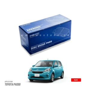 BRAKE DISC PAD SET FRONT AKEBONO FOR TOYOTA PASSO